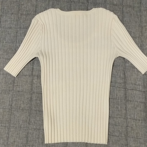 Tory Burch Ribbed Knit Top - Picture 2 of 3